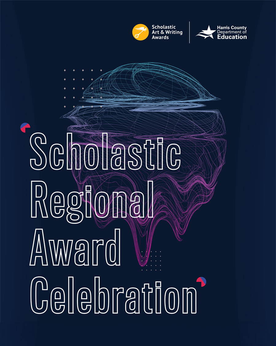 This is the logo for the 2024 Harris County Regional Scholastic Awards